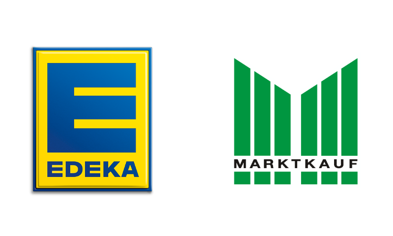 Logos EDEKA und MARKTKAUF